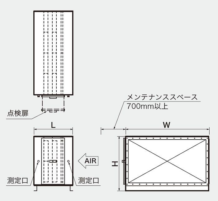 店舗用薄型脱臭ユニット「スマートセラミック」 | ミドリ安全エア